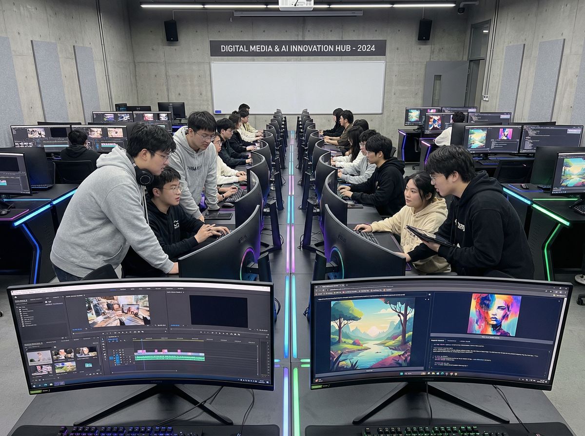 女神视频传媒AI修图与传媒剪辑